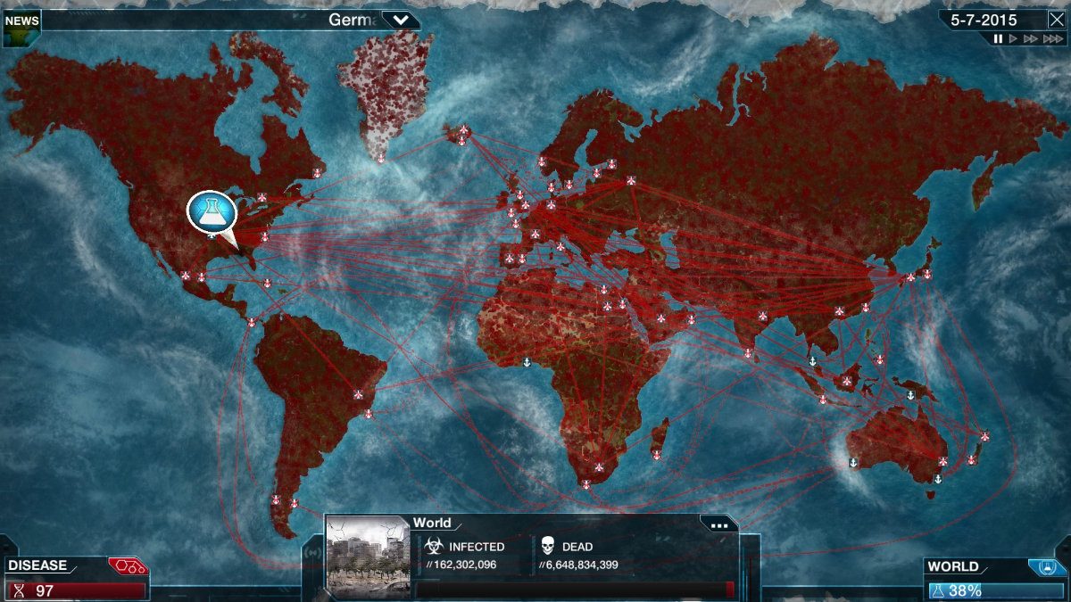 Mundo infectado Plague Inc