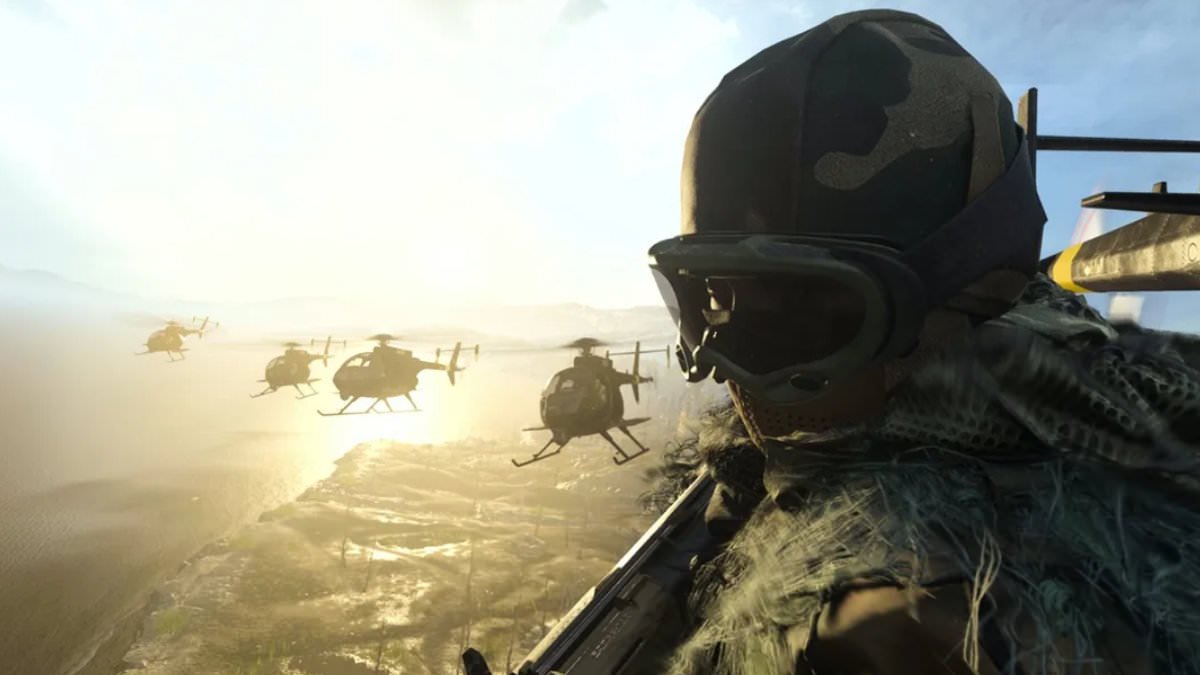 Vista aérea en Call of Duty