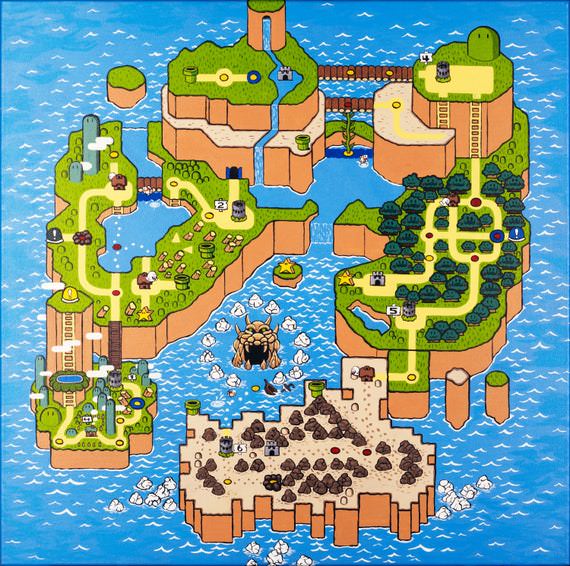Mapade Super Mario World