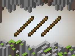 Como hacer palos en Minecraft