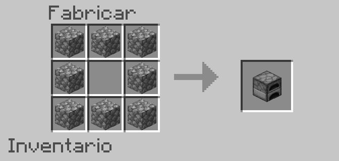 Craftear un horno en Minecraft