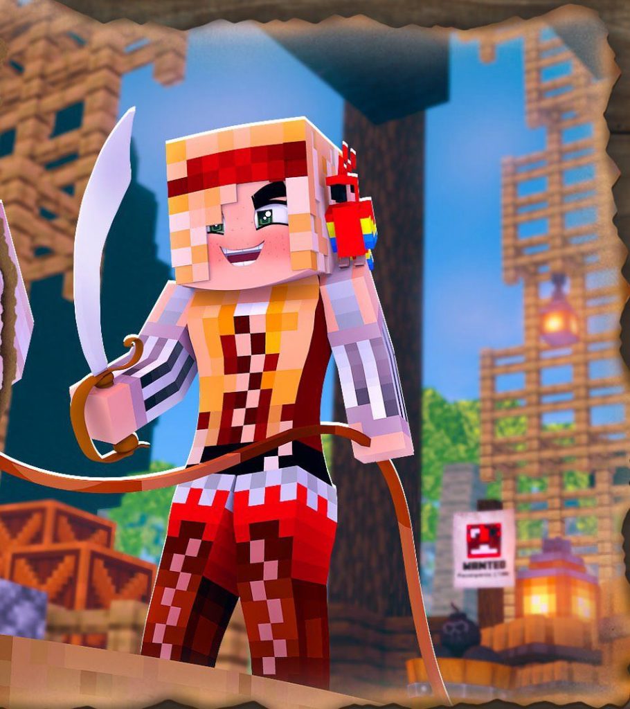 Integrantes de la serie de piratas en minecraft Arpyitt
