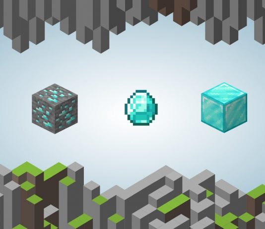 Diamante en minecraft