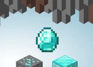 Diferentes Tipos de diamante en Minecraft