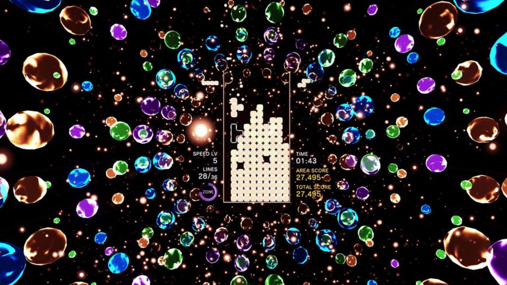 Análisis tetris effect, uno de los mejores tetris Tetris effect cosmo