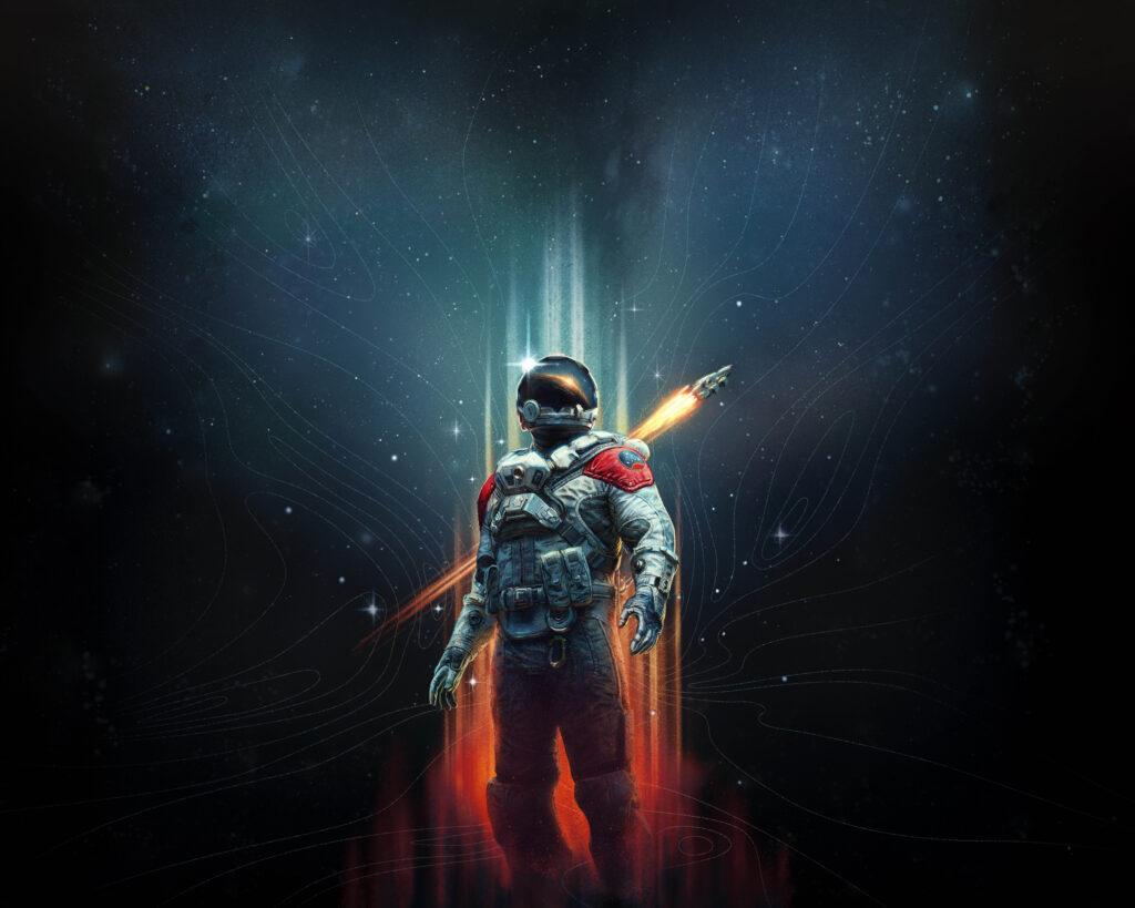 Los mejores wallpaper 4k starfield Hombre en el espacio